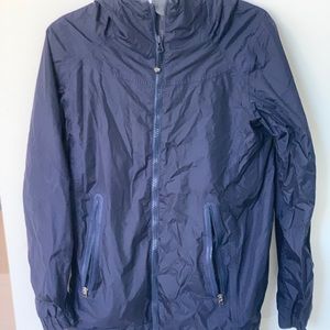 Lululemon Rain Jacket, Navy Blue, size 4